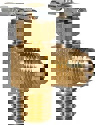 Needle Valve: Flare Angled, 3/8 x 1/4